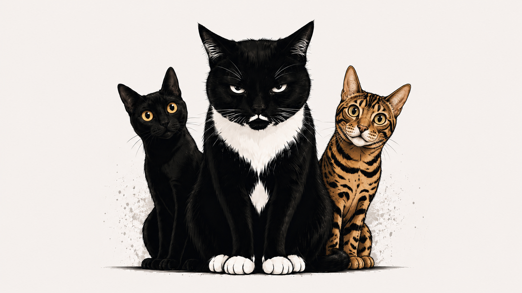 Maffousse, Macho, and Lucy